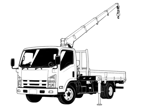 2tクレーン車