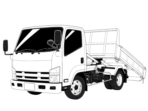 4t（小型増トン）ローダーダンプ