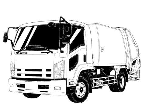 中型パッカー車