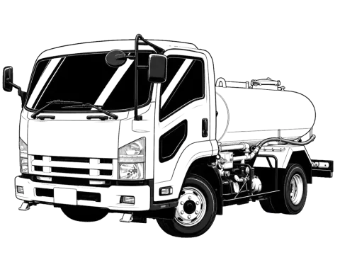 4t散水車